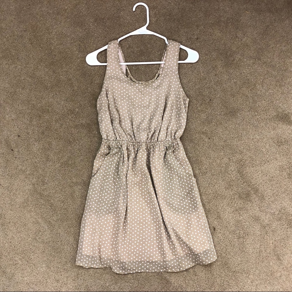 Polka dotted dress